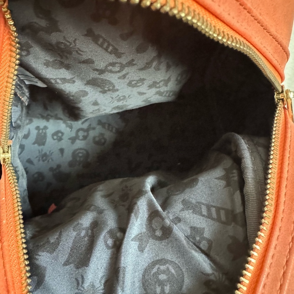 Disney Parks Orange Pumpkin Backpack - Picture 3 of 4
